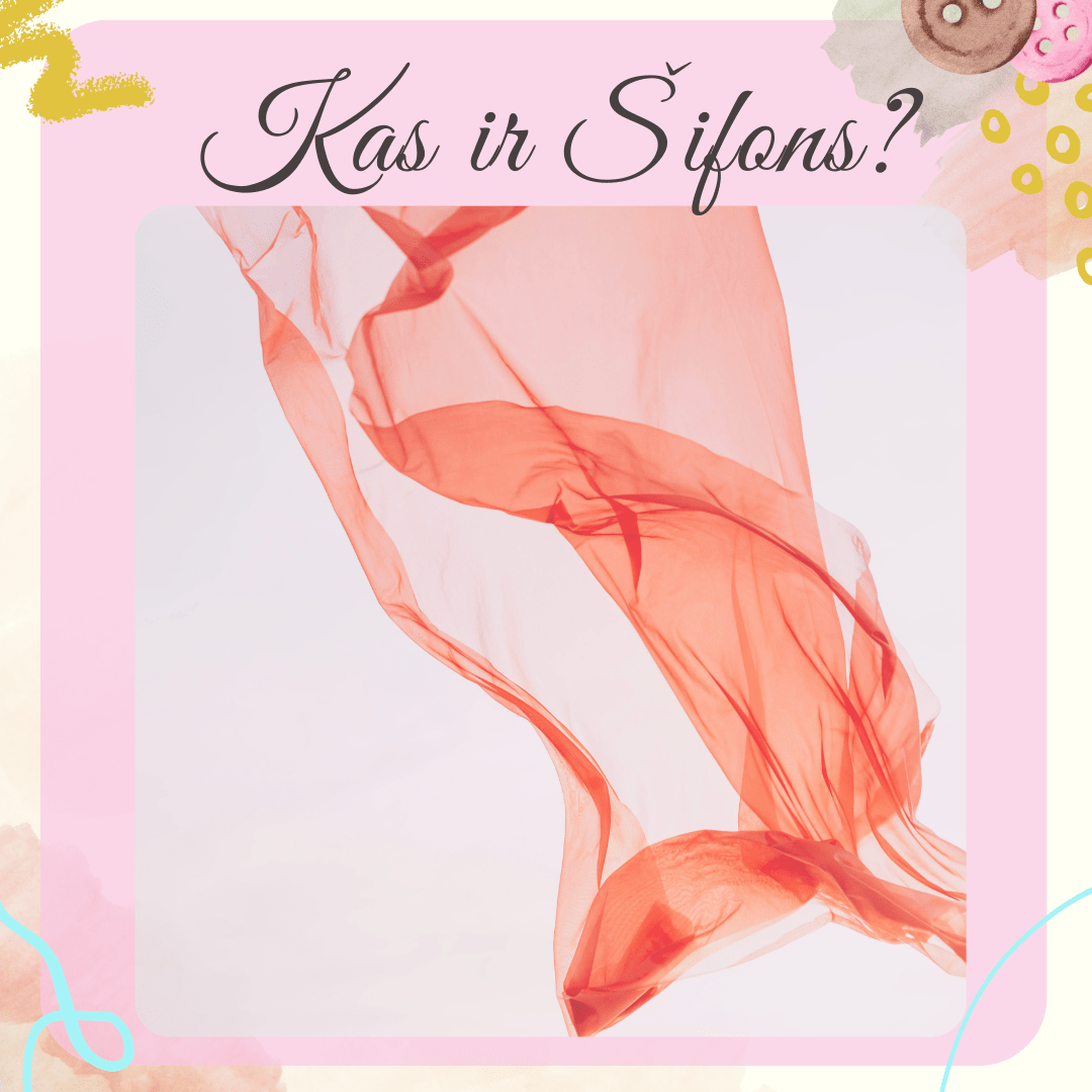 Kas ir ŠIFONS? - Šarlotes audumi
