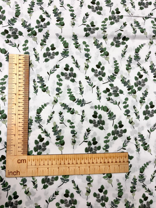 Attēls ar 100% Kokvilnas audums - eikalipti 125 g/m² – pieejams Šarlotes audumi