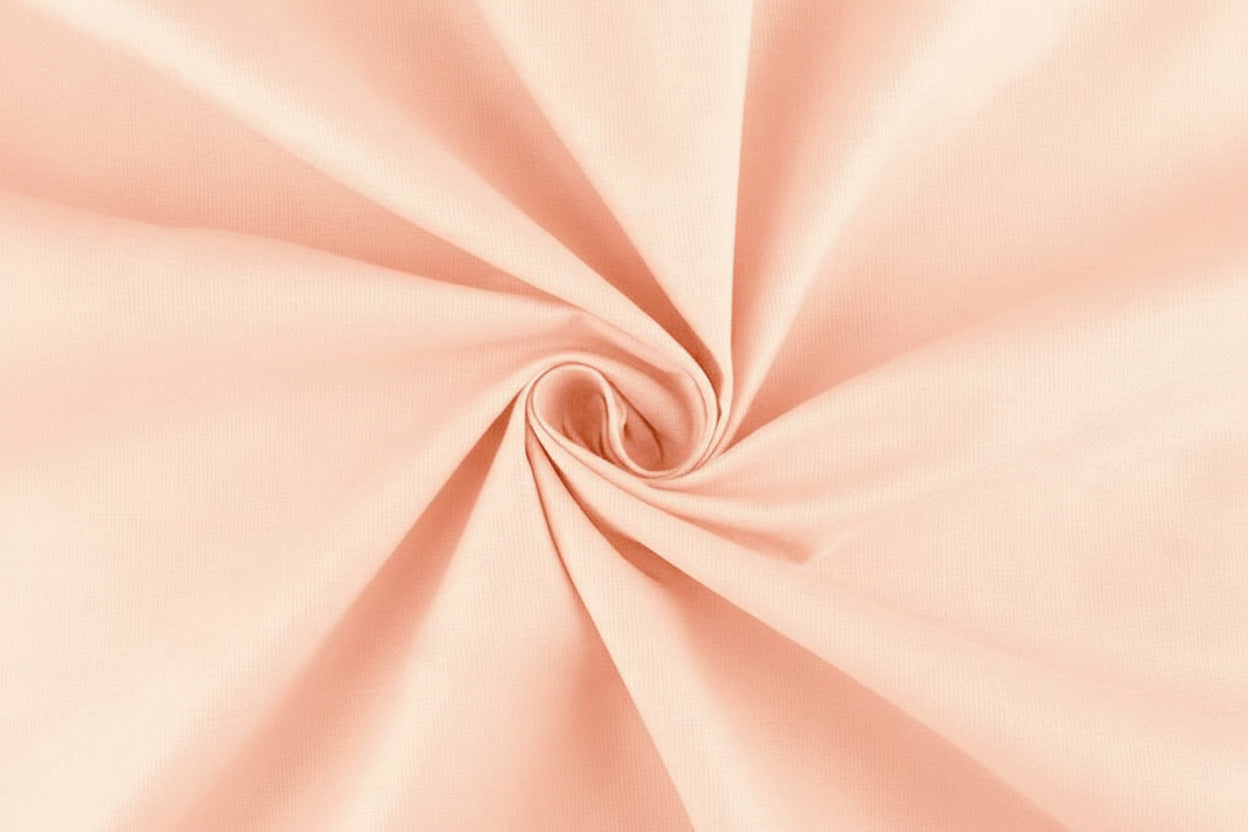 100% Kokvilnas audums - persiku rozā 125 g/m²