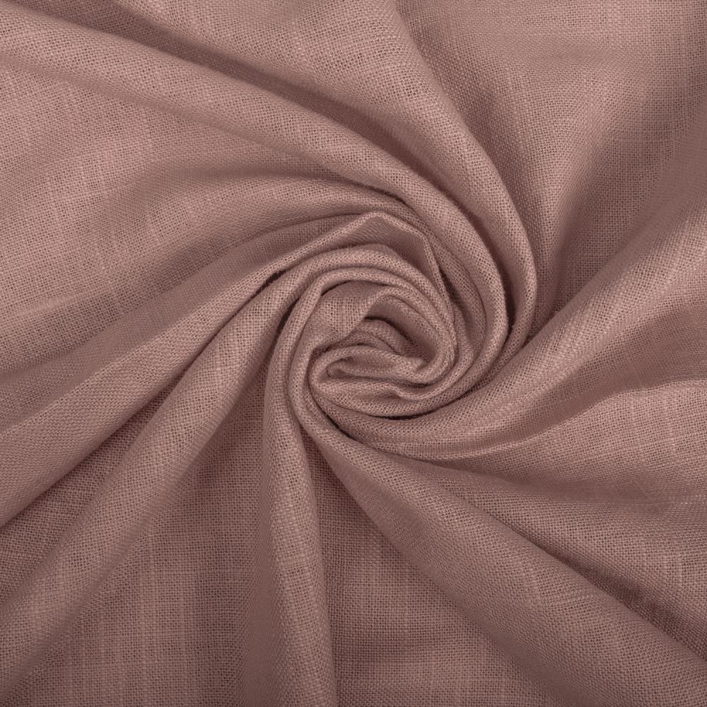 100% Lina audums - dūmakains plūmju tonis (Mauve) 240 g/m²