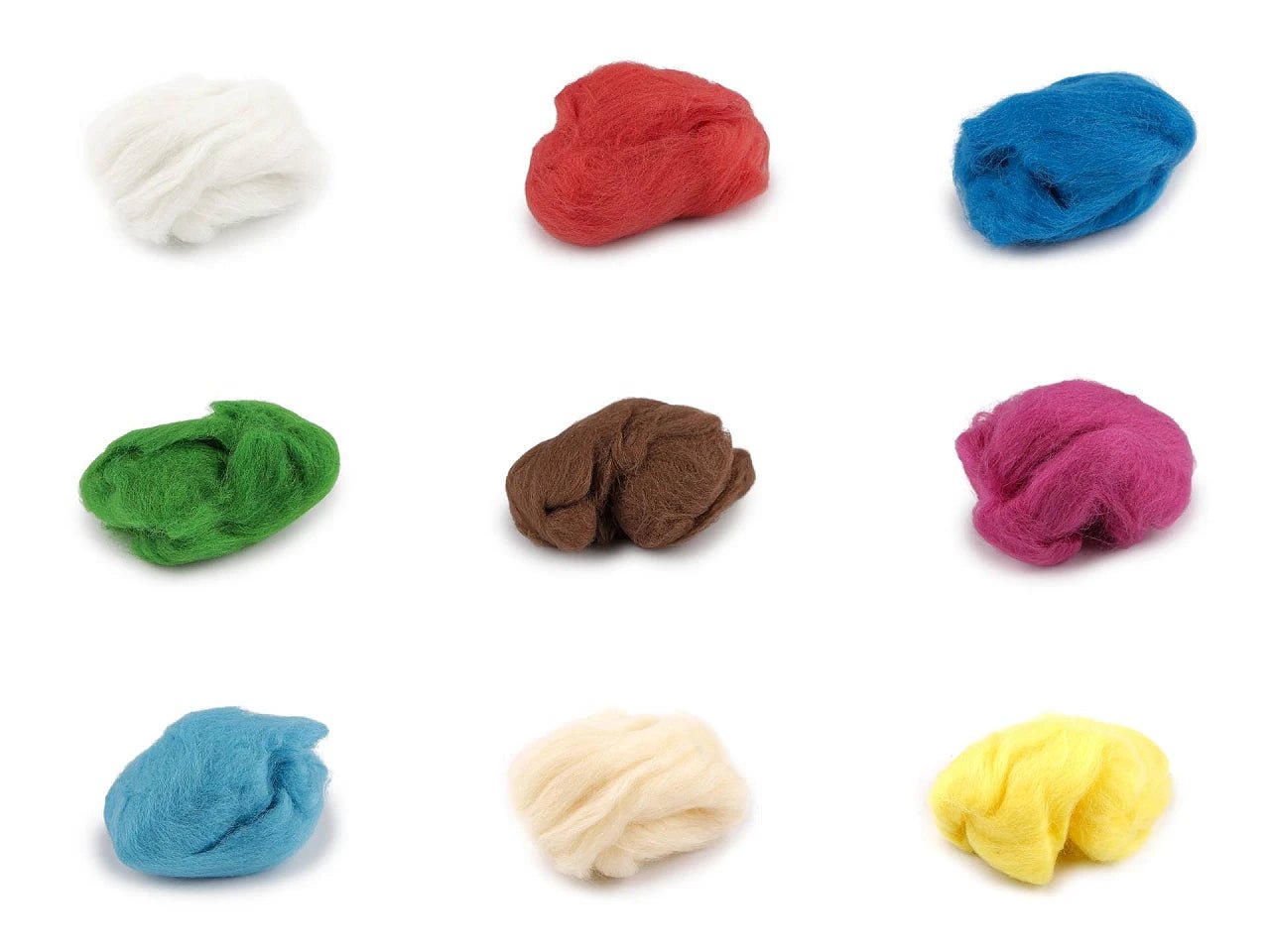 100% vilna filcēšanai (kārsums) - 5g|dažādu krāsu