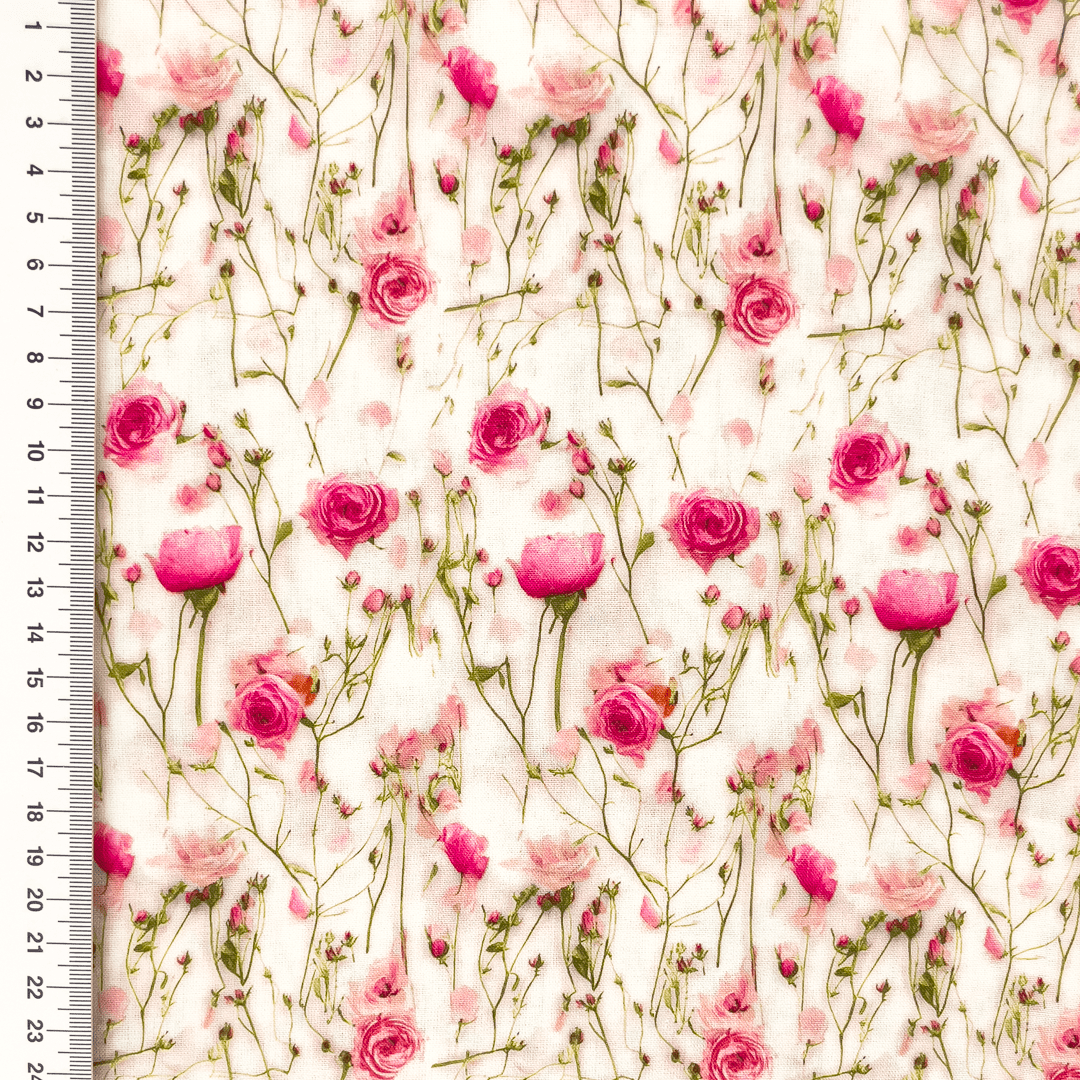 100% Viskozes audums - rozītes 110 g/m²