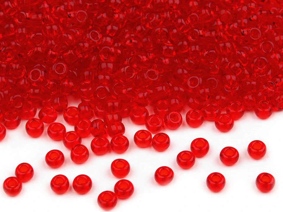 Čehu stikla pērlītes Preciosa 4.5 mm 20 g | dažādu toņu