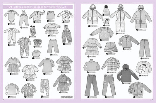 OTTOBRE design Kids Ziema– bērnu apģērbu piegrieztņu žurnāls angļu valodā