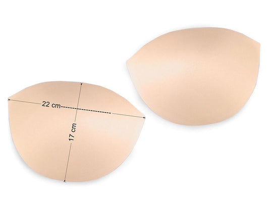 Krūštura polsteri peldkostīmiem, veļai,korsetēm-balti 42.izm