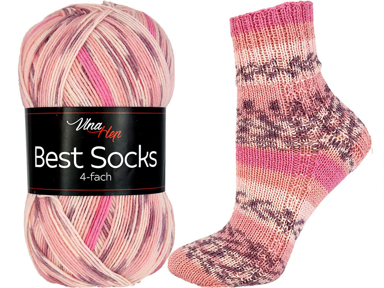 Fil à tricoter Vlna Hep Best Socks - 100 g / 420 m