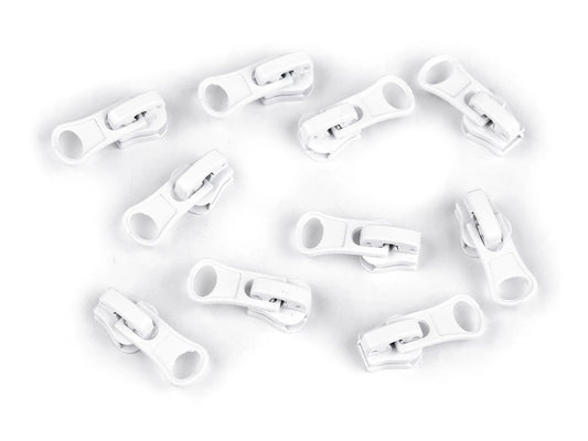 Slīdnis, kugītis plastmasas rāvējslēdzējam Nr.3|dažādu toņu