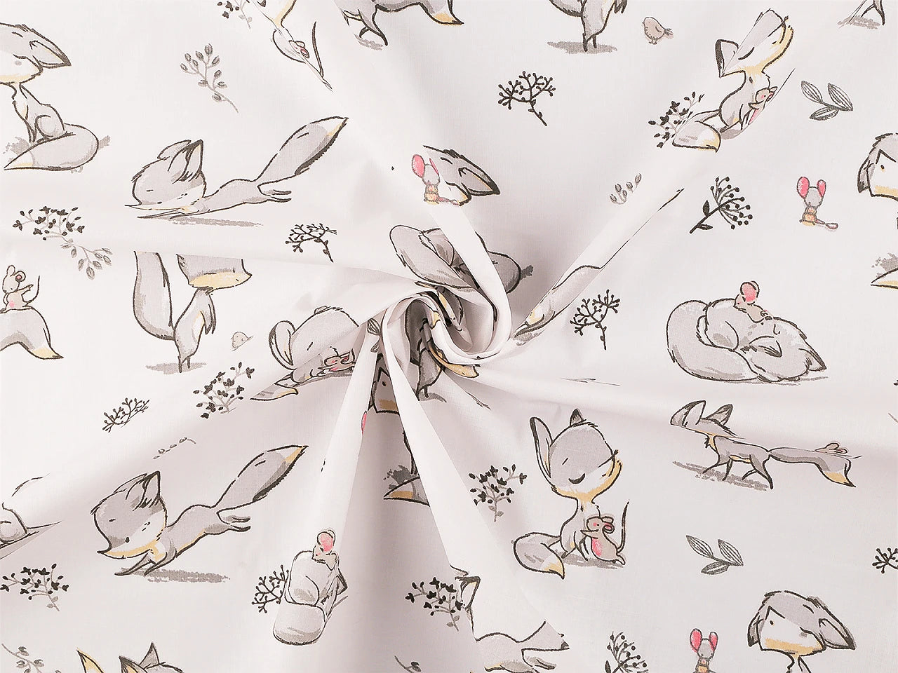 100% puuvillane kangas – rebasekutsikas 125 g/m²