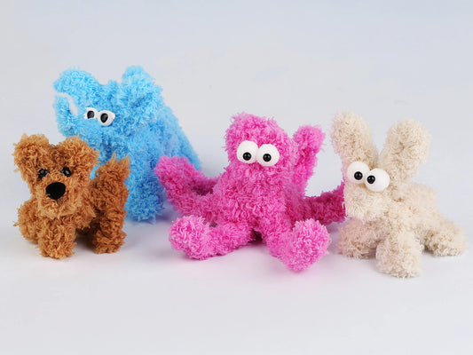 Pomponu acis rotaļlietām 15 × 30 mm