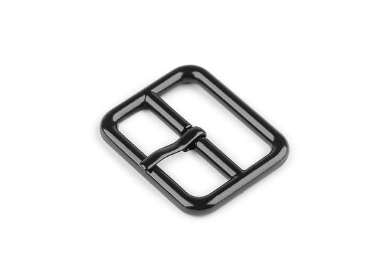 Metāla sprādze 25 mm-melns (komplektā 10 gab)