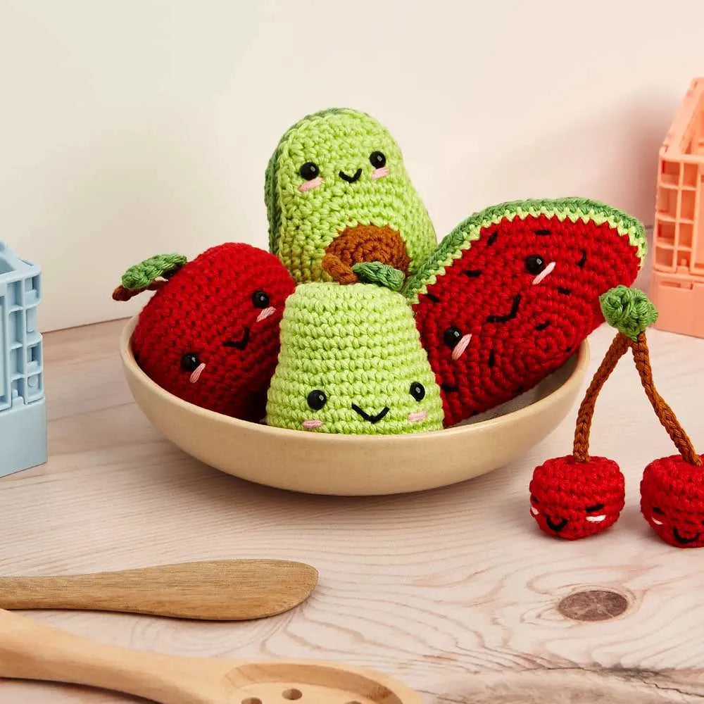DMC Amigurumi komplekts "Fruit" – augļu kolekcija