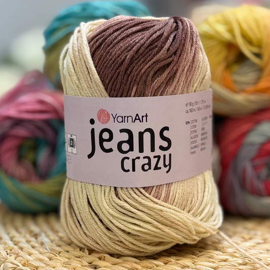 Dzijas YarnArt Jeans Crazy - 50g /  160m