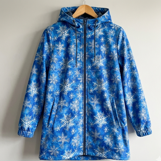 Softshell audums- sniegpārslas 300 g/m²