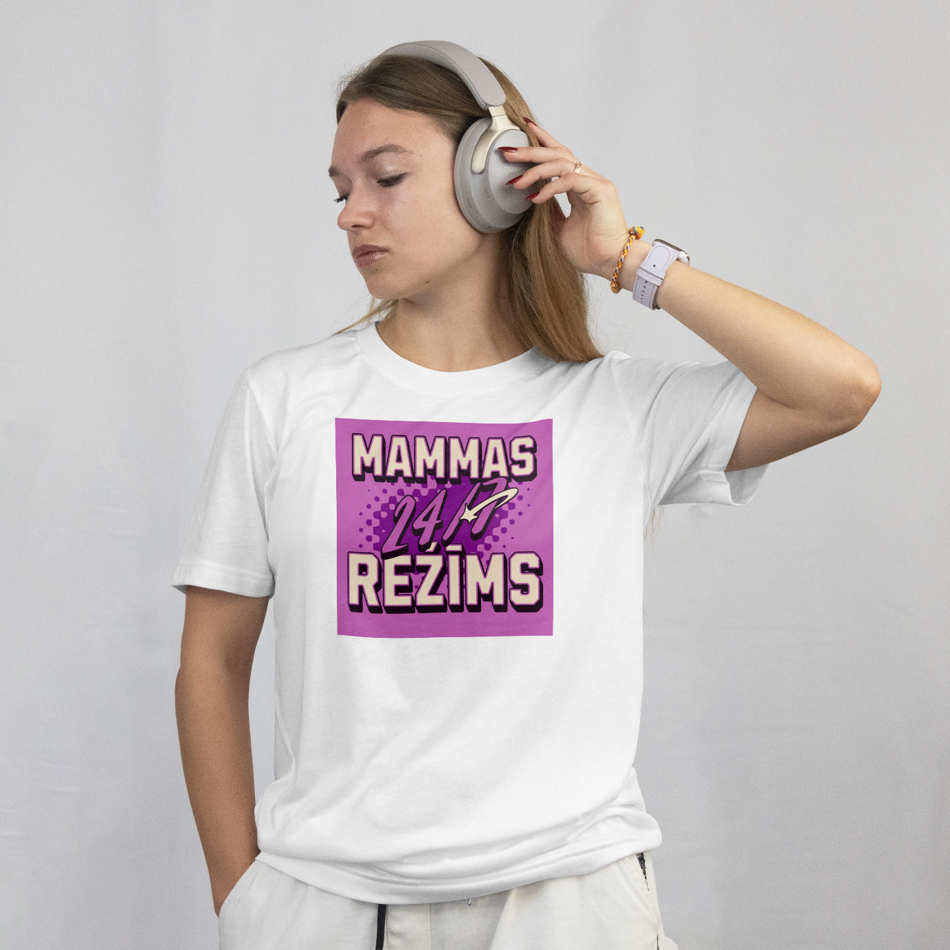 T-krekls "Mamma 24/7" | Lieliska dāvana mammai