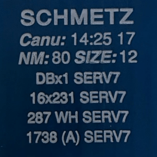 Adatas rūpnieciskajām šujmašīnām SCHMETZ DBx1 SERV 7 – universālās (10gab.)