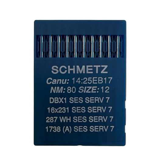 Adatas rūpnieciskajām šujmašīnām SCHMETZ DBx1 SES SERV 7 – smalkai trikotāžai un viegliem austiem audumiem (10gab.)