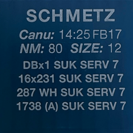 Adatas rūpnieciskajām šujmašīnām SCHMETZ DBx1 SUK SERV 7 – trikotāžai, džinsam un elastīgiem materiāliem (10gab.)