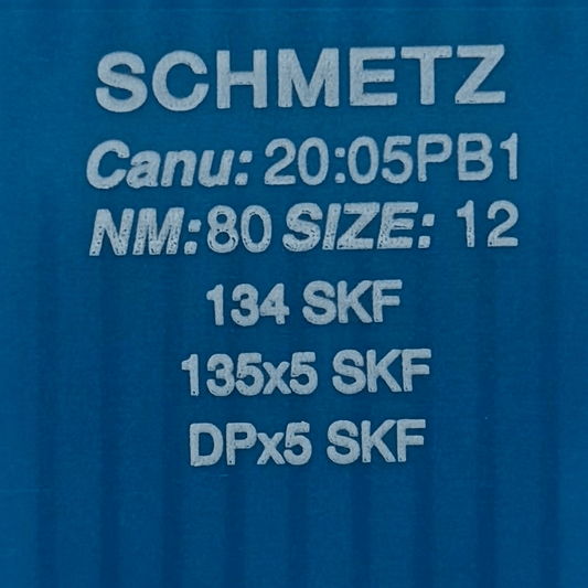 Attēls ar Adatas rūpnieciskajām šujmašīnām SCHMETZ DPx5 SKF – ļoti rupjai trikotāžai (10 gab.) – pieejams Šarlotes audumi