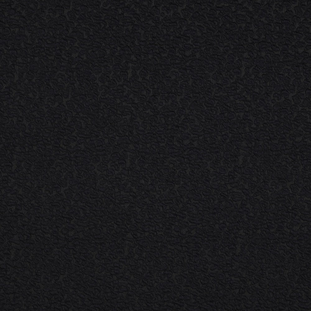 Adītais žakarda audums – melns 340 g/m²