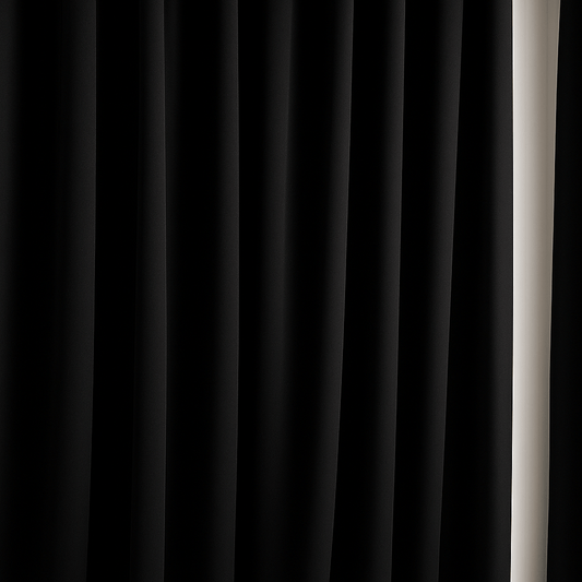 Aizkaru audums, aptumšojošs Blackout|230 g/m² 140 cm| melns