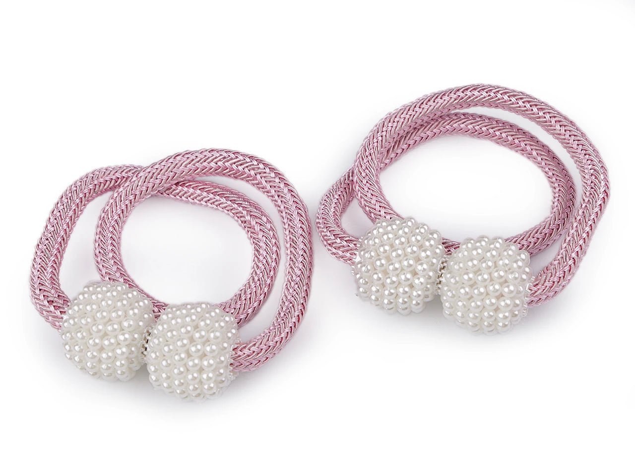 Attēls ar Aizkaru turētāji ar magnētu (komplektā 2 gb)|dažādu toņu – pieejams Šarlotes audumi