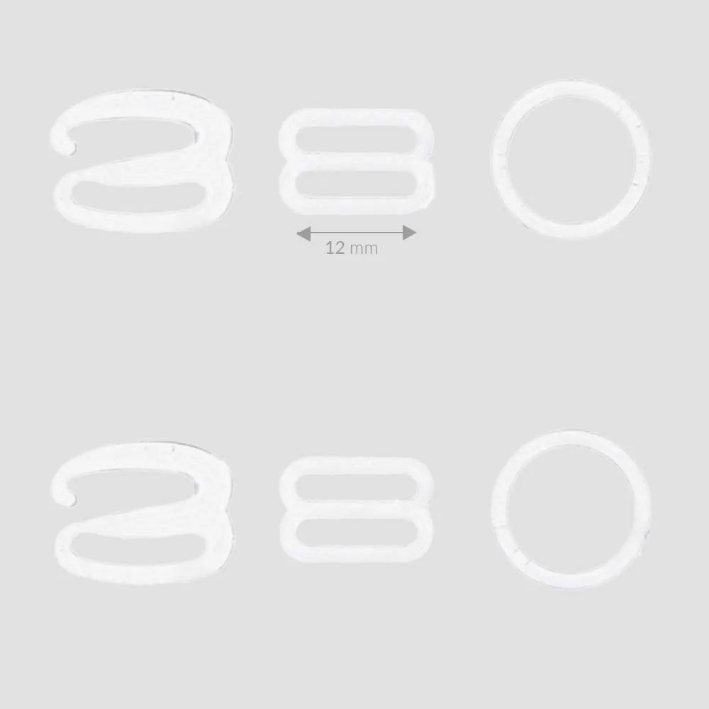 Apakšveļas, Bikini aksesuāru komplekts Milward 12 mm - caurspīdīgs