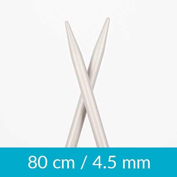 Image d’aiguilles à tricoter circulaires DROPS 80 cm | taille 2.0 mm – 5.0 mm – disponible chez Šarlotes audumi