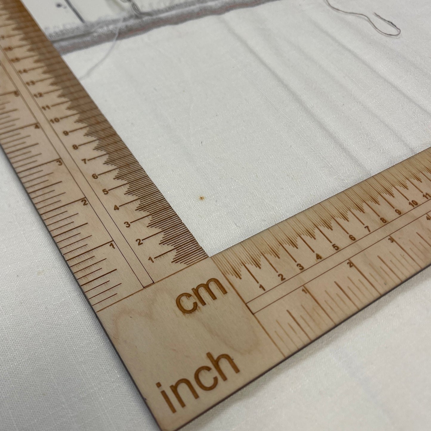 Audums ar defektu - Viskozes audums ar linu - silti balts 210 g/m²