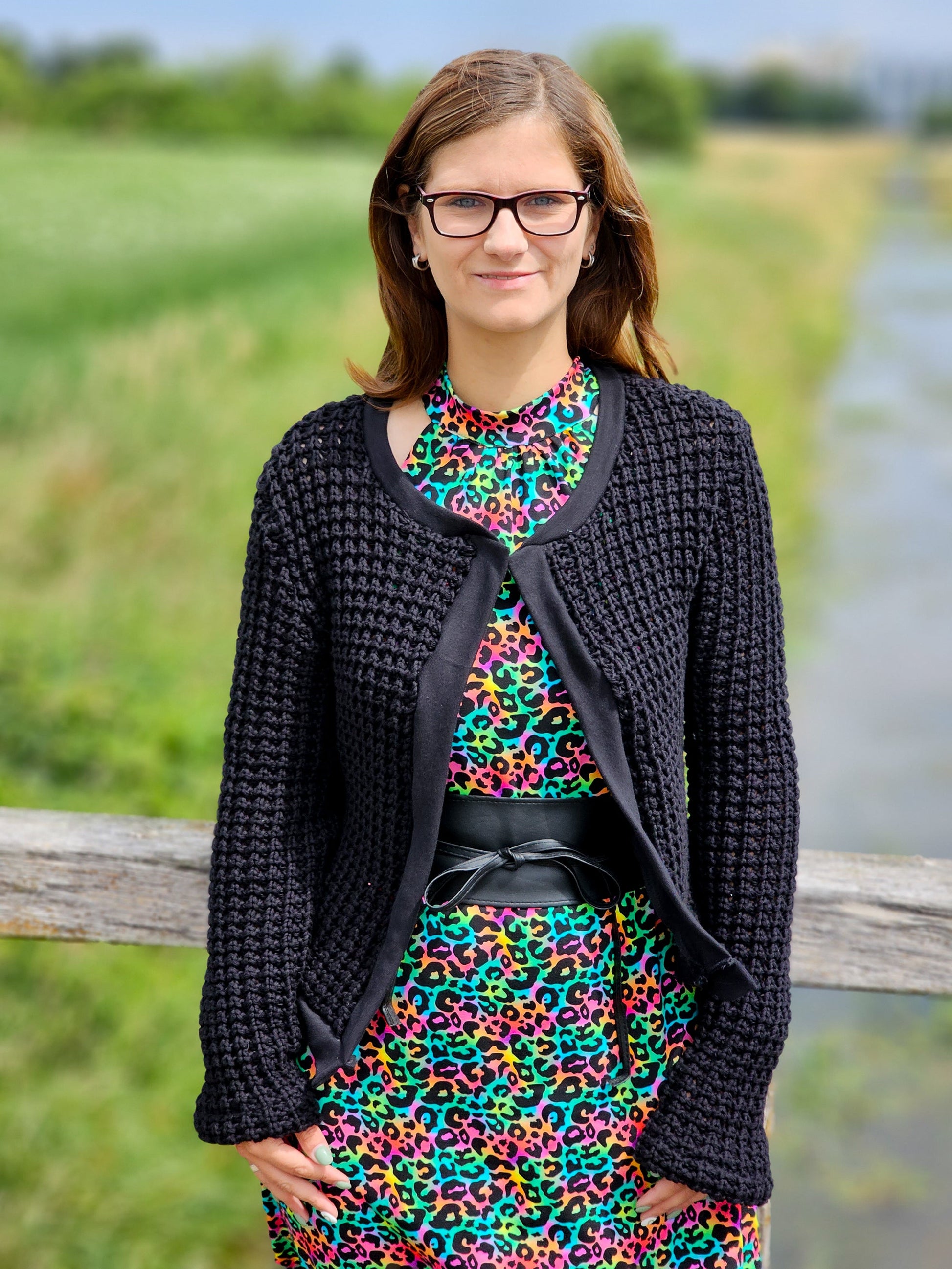 Attēls ar Biezs 100 % kokvilnas adījums - melns 615 g/m² – pieejams Šarlotes audumi