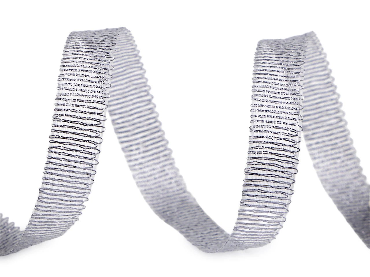 Attēls ar Brokāta lente ar lureksu | 10 mm platumā,10 m iepakojums | dažādu toņu – pieejams Šarlotes audumi