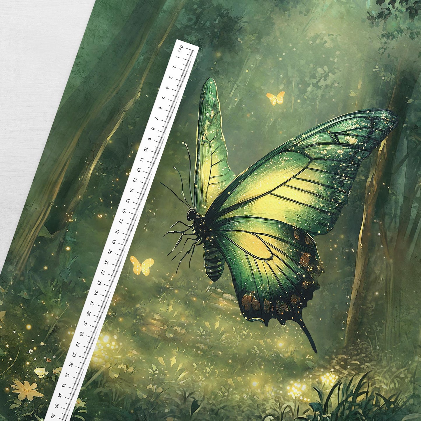 Cilpiņtrikotāžas panelis 40x50 cm - tauriņš 250 g/m²