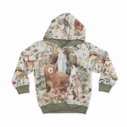 Cilpiņtrikotāžas panelis 40x50 cm - zvēri 250 g/m²