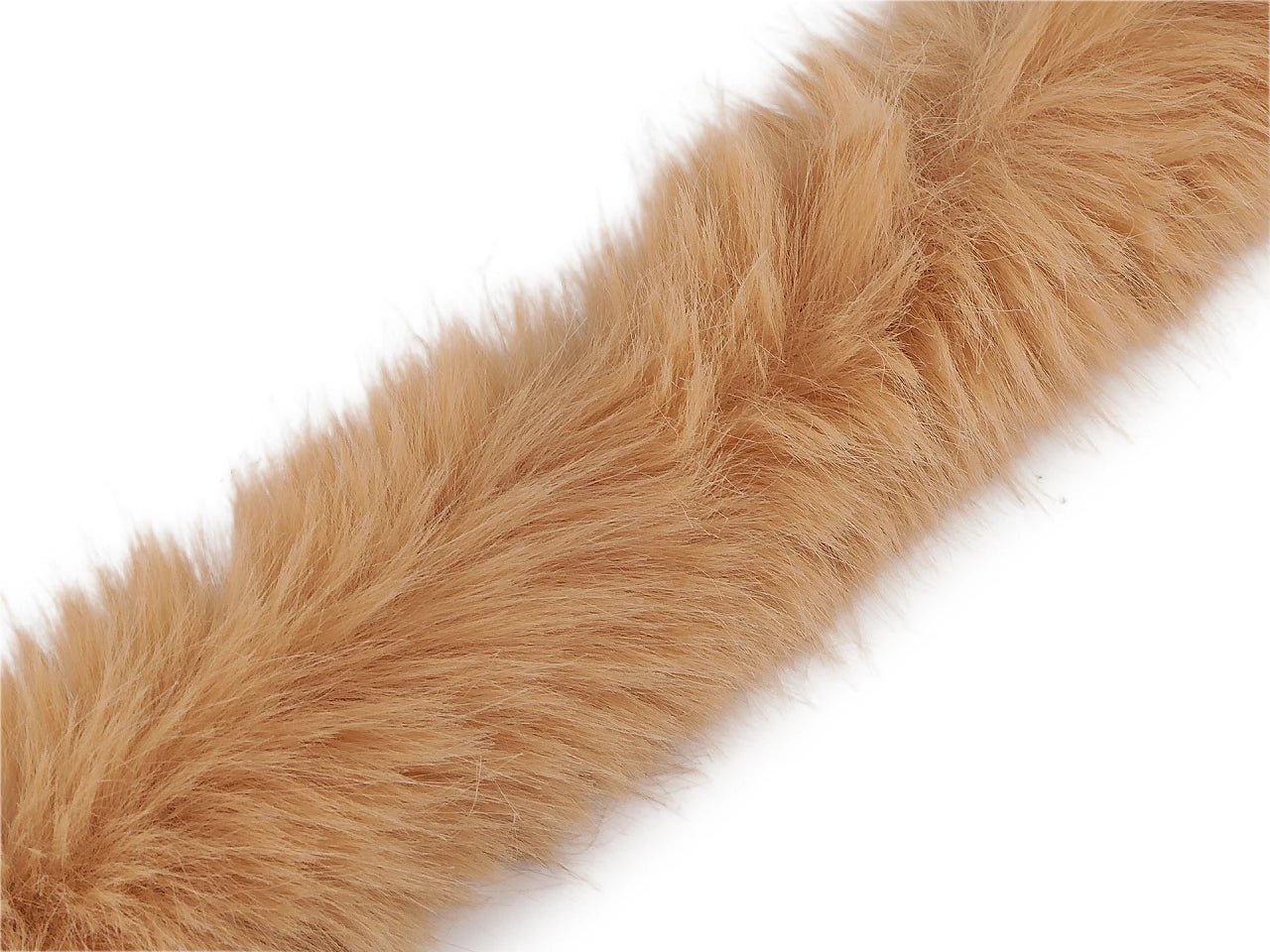 Dekoratīvā mākslīgās kažokādas apdare, Boa 1 m|dažādu toņu