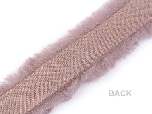 AttÄls ar DekoratÄ«vÄ mÄkslÄ«gÄs kažokÄdas lenta ā 1 m | Apdares mÄkslÄ«gÄ kažokÄda kapucÄm, jakÄm, tÄrpiem ā pieejams Å arlotes audumi