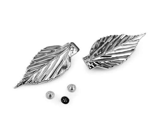 Dekoratīva metāla sprādze ar skrūvēm |2.8 × 11.6 cm|