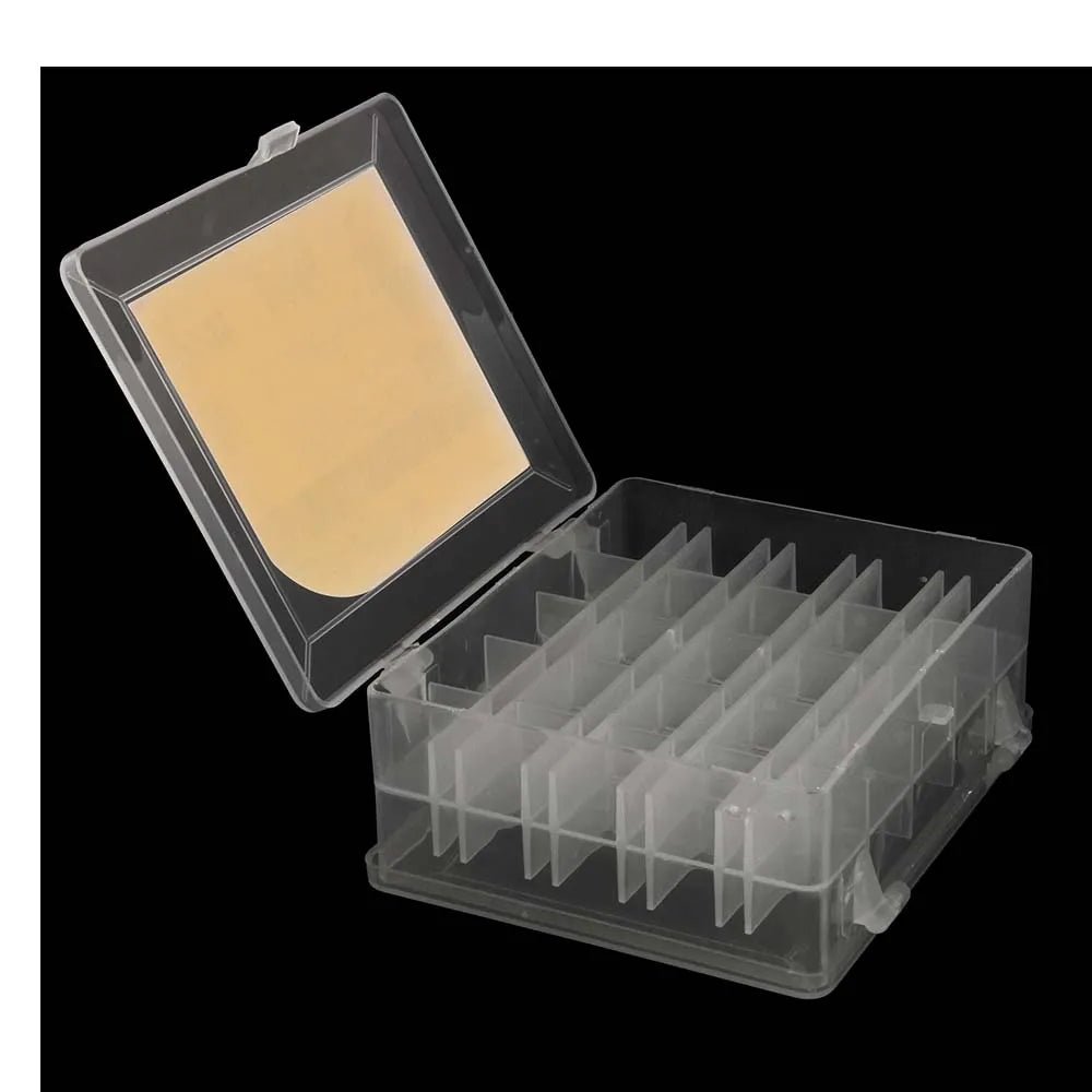 Divpusēja spolīšu kastīte (50 spolītēm) Milward – 12x11 cm