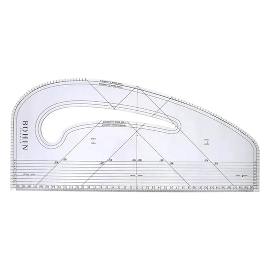 Drēbnieku lineāls | lekāls ar izliekumu Bohin