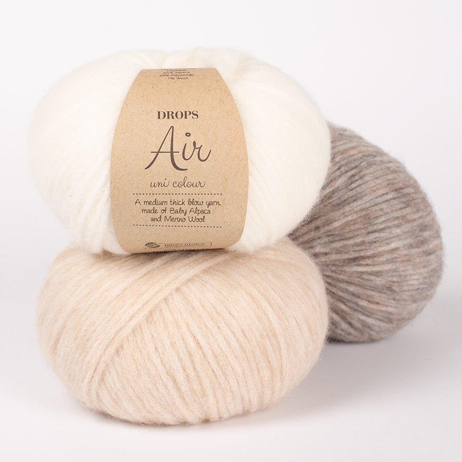 Dzija DROPS Air| 65% alpaka | 28% poliamīds | 7% vilna | 50g ~150m
