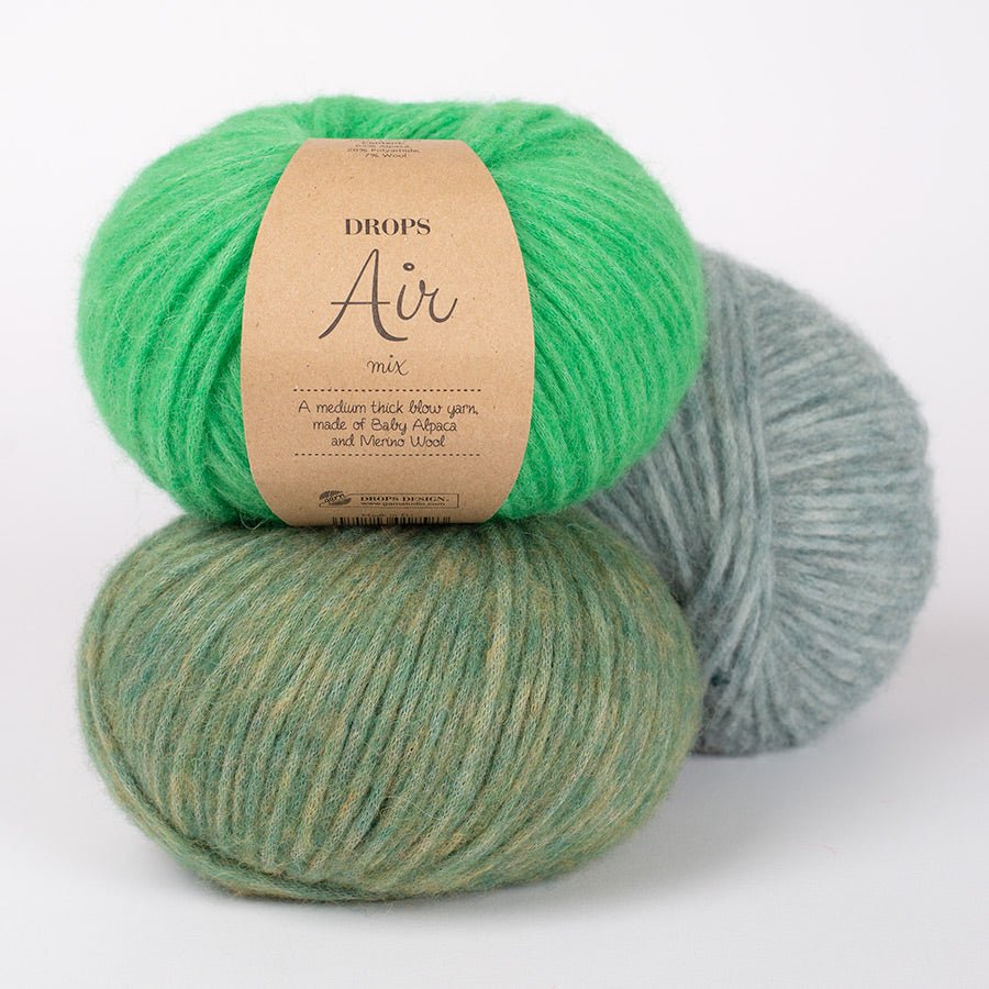 Dzija DROPS Air| 65% alpaka | 28% poliamīds | 7% vilna | 50g ~150m