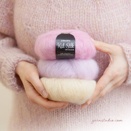 Dzijas DROPS Kid - Silk - 25g / 210 m