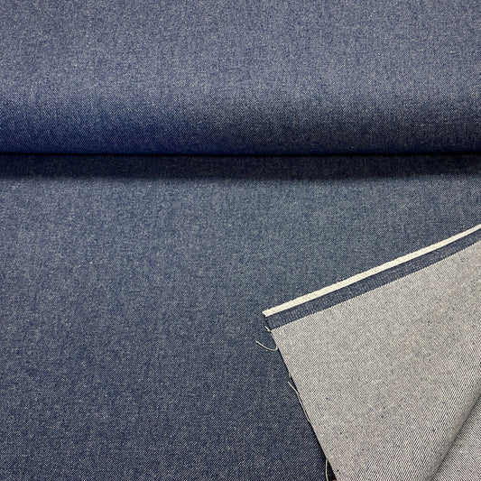 Džinsu audums no pārstrādātas kokvilnas♻️ - zils 365 g/m²