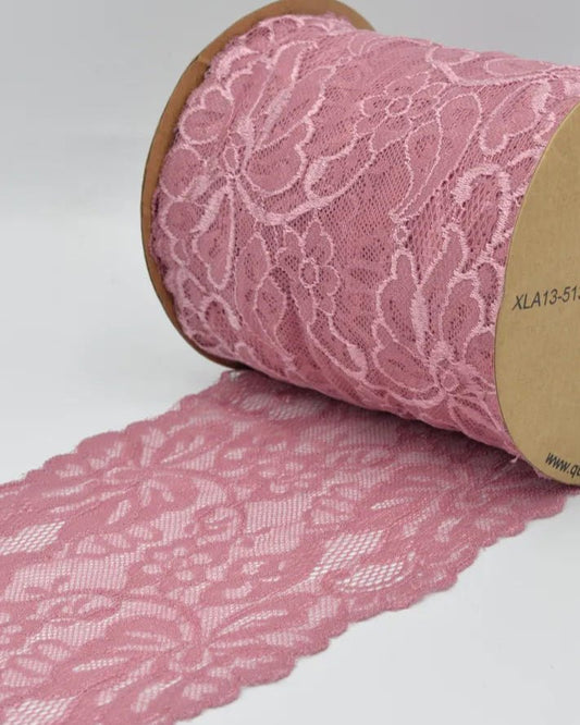 Elastīgā mežģīne - 15 cm - vecrozā