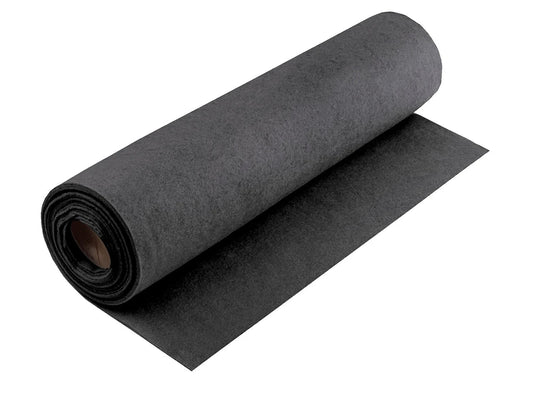 Filca audums ruļļos, 3 mm - tumši pelēks melanžs 440 g/m²