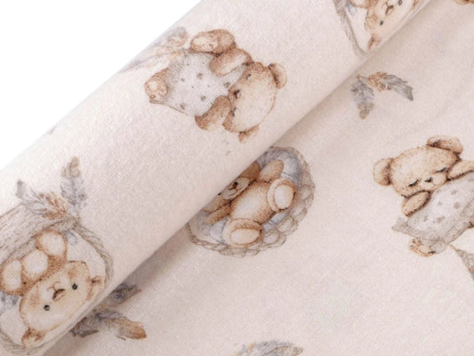 Flanelis - lācīši 155 g/m²