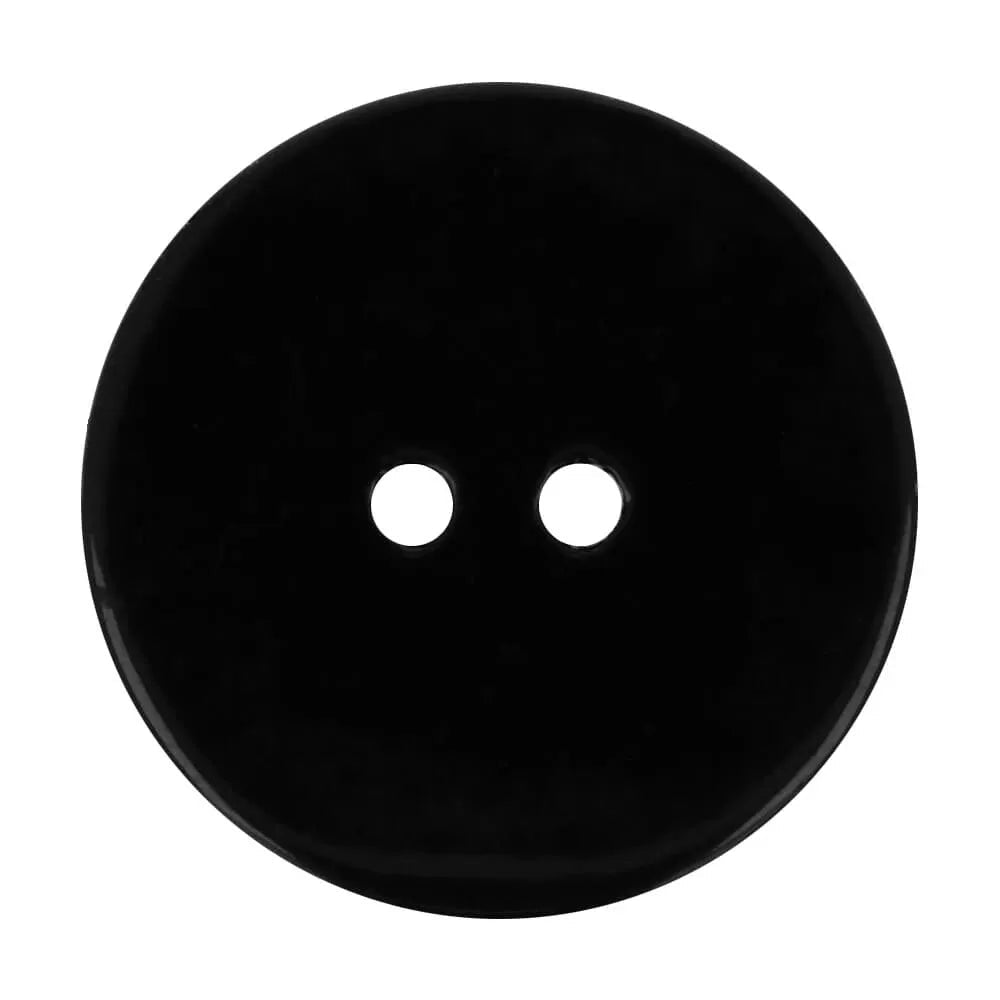 Image of shell button - black – available online at Šarlotes audumi