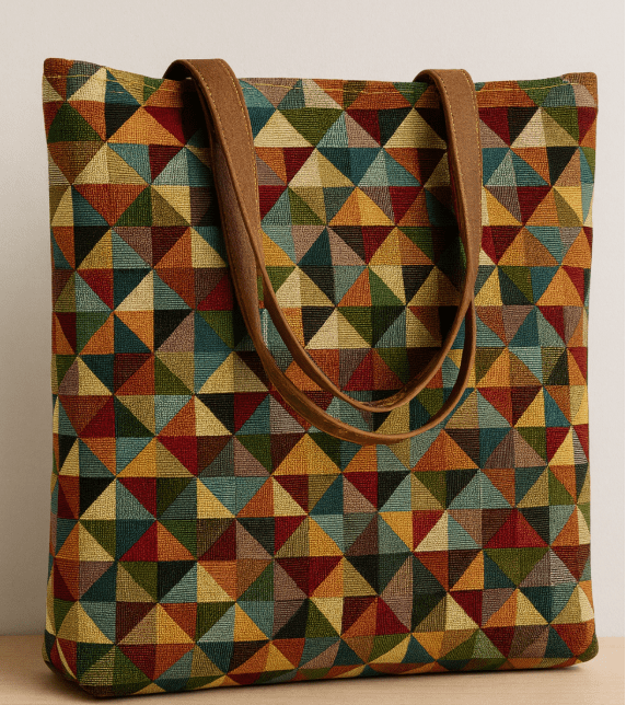 Gobelēns - krāsainā ģeometrija 330 g/m²