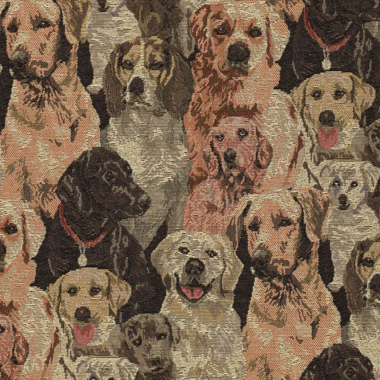 Attēls ar Gobelēns - suņi 260 g/m² – pieejams Šarlotes audumi