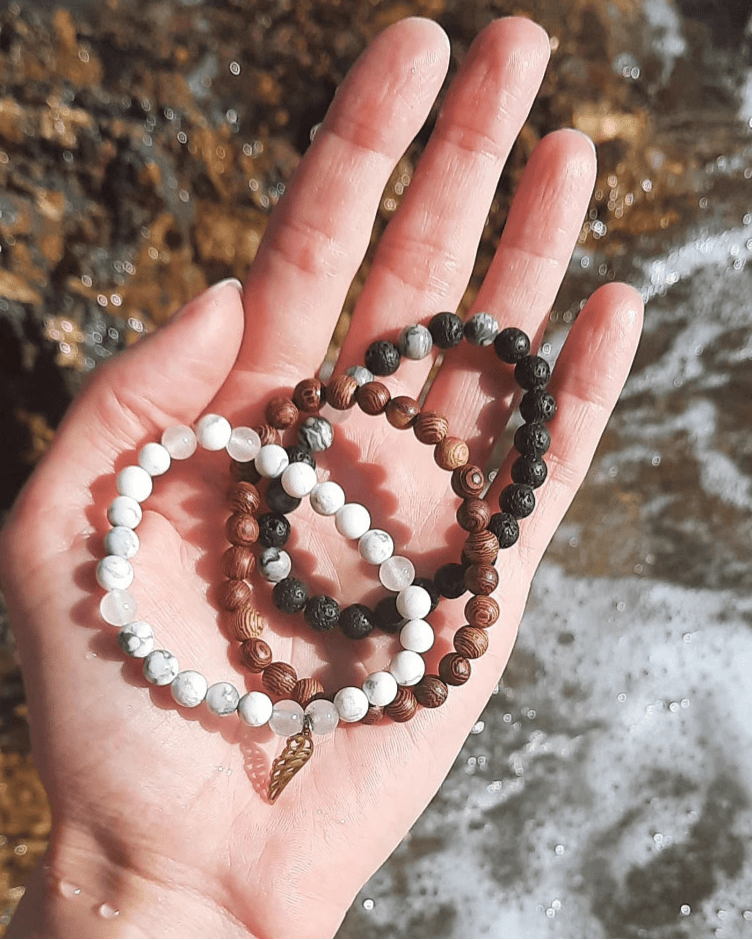 Howlīta minerālu / dārgakmeņu pērlītes| Ø6 mm| 10 gab.