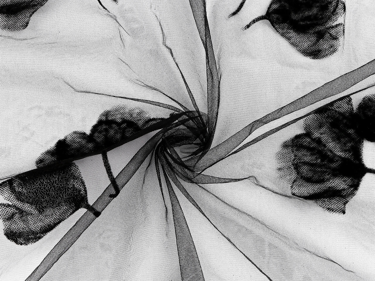 Attēls ar Izšūts tills ar ginko 29 g/m² – pieejams Šarlotes audumi