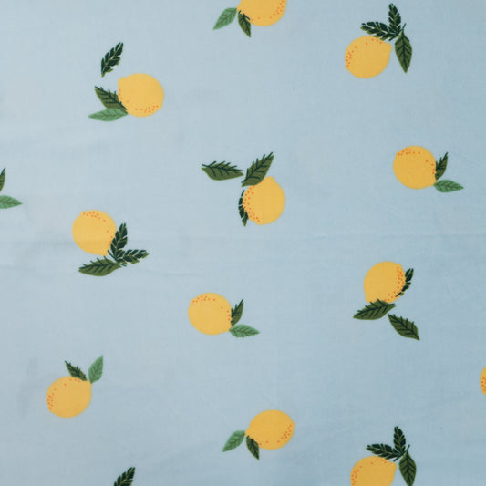 Minky flīss(gludais) -citroni 220 g/m²